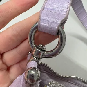 Urban Outfitters Lavender Purple Faux Leather Mini Y2K Handbag Purse Shoulder Bag Spring thumbnail 7