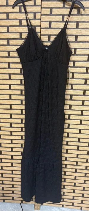 No Boundaries Black Lace Maxi Dress Size‎ Small thumbnail 1