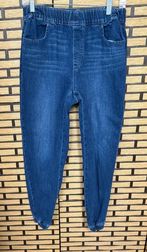 Loft‎ Outlet High Rise Denim Joggers Size XS thumbnail 1