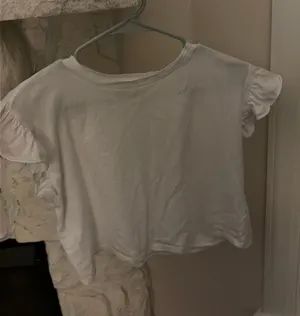 ZARA Ruffle Tee thumbnail 1