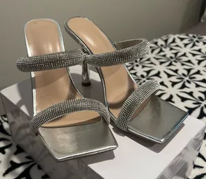 SheIn Women’s silver sparkly heels thumbnail 1
