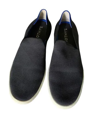 Rothy's The Original Slip On Sneaker shoes black women's size 10 thumbnail 1
