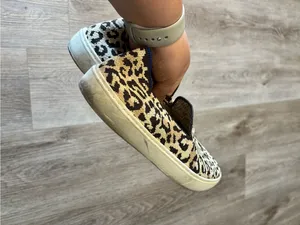 Rothys Leopard Print 'Camo Cat' Slip On Sneakers Animal Print Sz 8 thumbnail 4
