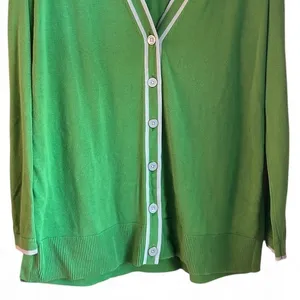 Talbots Cardigan Sweater Green Large‎ thumbnail 5