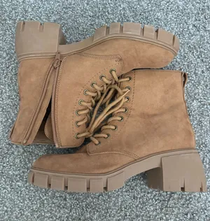 Brown Suede Boots thumbnail 1
