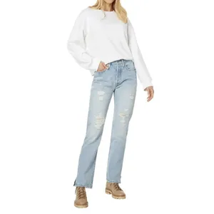 Levi’s jeans Premium 501 boot cut Original High-rise button fly 28 X 30 thumbnail 8