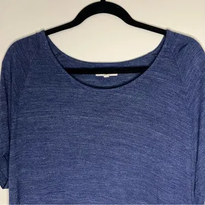 Madewell Blue‎ Heathered Relaxed Fit Top - Size L thumbnail 3