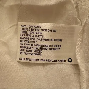 NWT Knox Rose White Puff Sleeve V Neck Sundress Extra Small thumbnail 8