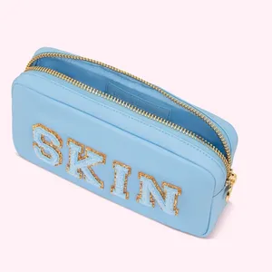 NWT Stoney Clover Lane Skin Small Pouch Periwinkle Blue thumbnail 2