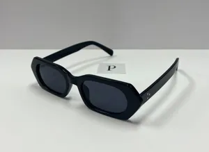90s retro black sunglasses / small 90s style black sunglasses thumbnail 2