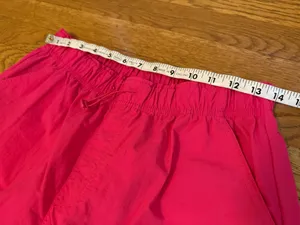High waist parachute cargo pants in hot pink size M thumbnail 9