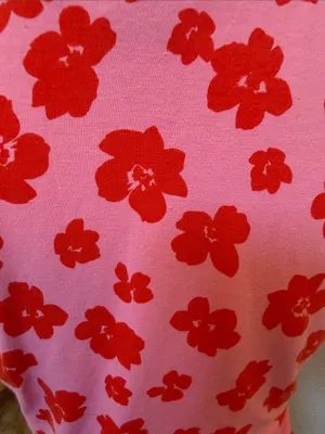 Sanctuary Hold Me Tight Floral Print Tee Cherry Kiss Pink Short Sleeve Top SZ S thumbnail 6