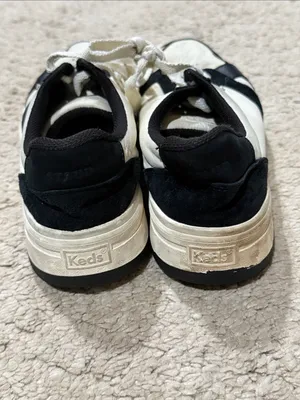 Staud x Keds The Court Sneakers in Black/Cream VGUC thumbnail 7