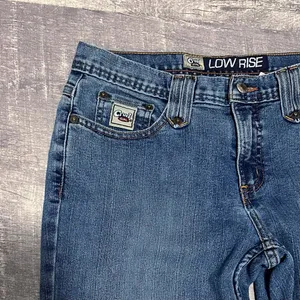 Cruel Girl Medium Wash Bootcut Western Jean Womens 11 (32.5X32) Low Rise Stretch thumbnail 8
