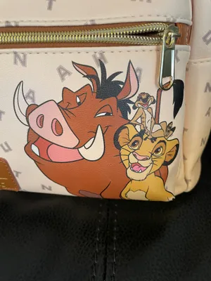 Loungefly Disney The Lion King Hakuna Matata Letters Mini Backpack Purse thumbnail 3