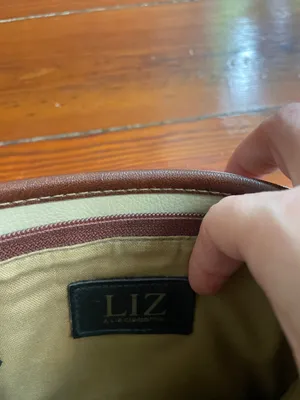 Vintage Liz Claiborne Classic Two-Tone Crossbody Bag Wallet Combo Preppy Y2K 💛🎀 thumbnail 10