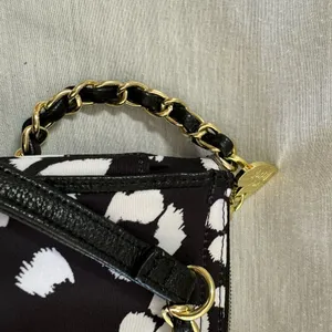 Betsey Johnson Black and White Shoulder Bag thumbnail 5