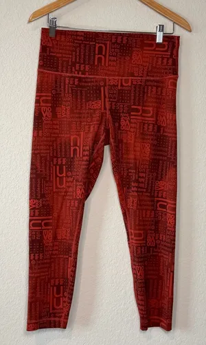 Lululemon Wunder Train High-Rise Crop 23" Lululemon Ombre Red Multi thumbnail 1