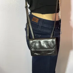 HOBO‎ International Black Leather Crossbody Purse Wallet thumbnail 5