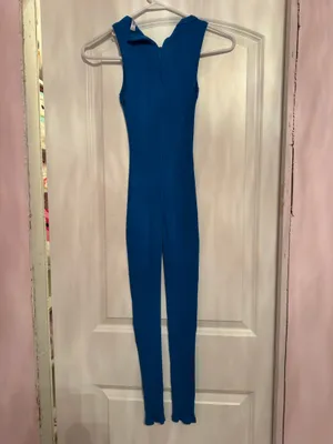 Baddieville Blue Jumpsuit thumbnail 2
