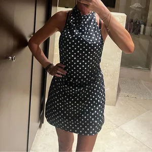 Black and White Polka Dot Dress thumbnail 3