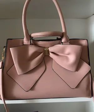 Chic Blush Bow Satchel Pink thumbnail 1
