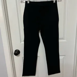 New Quince Ultra Stretch Ponte Straight Leg Pants Women’s extra small‎ XS Black thumbnail 2