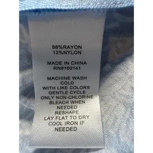 89th + Madison Womens M Paisley Blue‎ Monochrome Jumpsuit Romper thumbnail 6