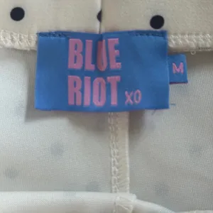 Blue Riot XO Polka Dot Shorts Womens Medium Cream Black Limited Edition Summer thumbnail 4