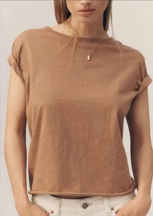 Maeve Anthropologie Caitlin Boxy Tee Size M thumbnail 1