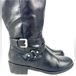NIB - St. John’s Bay Black Riding Boots | Tall Classic Everyday Boots | Size 8.5 thumbnail 3