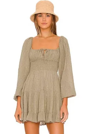Revolve Long Sleeve Mini Dress NWOT thumbnail 1