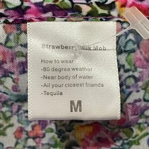 Strawberry Milk Mob Chiffon Mini Cover Up Dress - Honeysuckle - Medium thumbnail 8