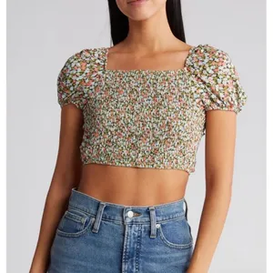 Maaji‎ Women's Ditsyduo Riley 2 Way Wear Beachwear Crop Top Size Medium thumbnail 4