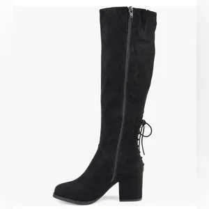 Lee JOURNEE Collection Leeds Black Knee High Boots Size 9 thumbnail 5