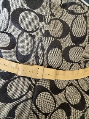 COACH Y2K BUCKET HAT Black Gray S/P Vintage 90s thumbnail 6