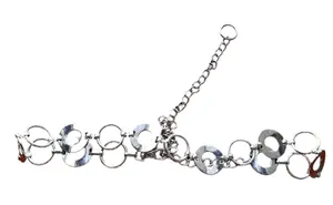 SILVER DISK CHAIN BELT‎ *UNBRANDED* thumbnail 1