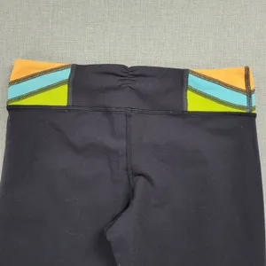 Lululemon Womens Gather Crow Yoga Leggings 4 Black Crop Split Wide Leg Capri thumbnail 6