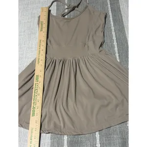 Better‎ Together Women Small Taupe Brown Active Exercise Dress OKJ041 Strappy S thumbnail 3