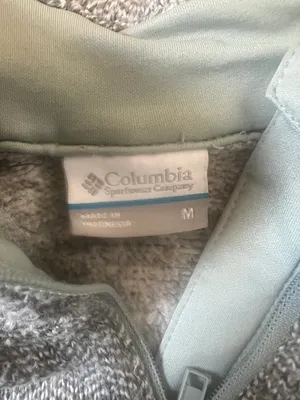 Columbia Gray Full-Zip Jacket thumbnail 2