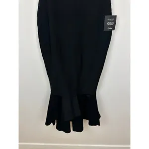 Lulus How Much I Care Midnight Blue Off-the-Shoulder Midi Dress Cocktail XS NWT thumbnail 7