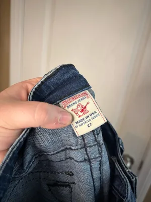 True Religion Women's Distressed Flare Jeans - Medium Blue Wash thumbnail 3