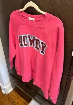 altard state pink howdy sweatshirt‎ small thumbnail 1