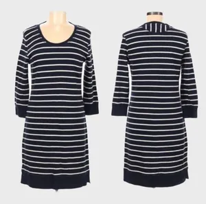 C&C California stripe sweatshirt dress thumbnail 2
