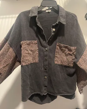 POL Black Leopard Jacket thumbnail 1