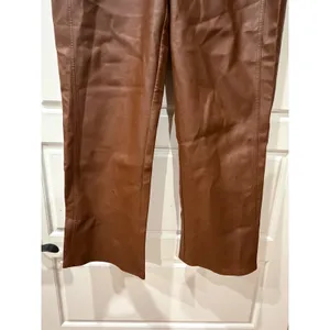 Wilfred Free Brown Vegan Leather Ascendent Pant Straight Leg Size 10 Minimalist thumbnail 4
