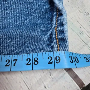 Levis Premium 501 Original 90s Straight Leg Jeans Medium Wash Blue W24 L30 A1959 thumbnail 13
