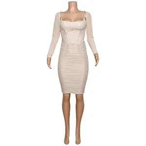 HOUSE OF CB Freyja Dress, Pale Pink, Small (Plus) thumbnail 9