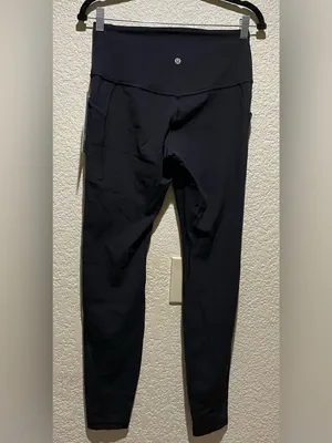 Lululemon athletica NWT Black High-Rise Align 28” Leggings with Pockets Size 10 thumbnail 6