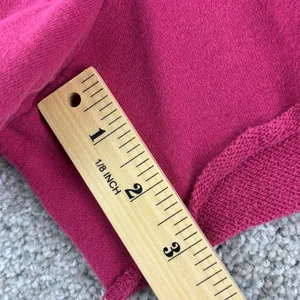 GAP Logo 1969 Fleece Short Size L Fuschia Spellout Y2K Comfy Loungewear Heritage thumbnail 7
